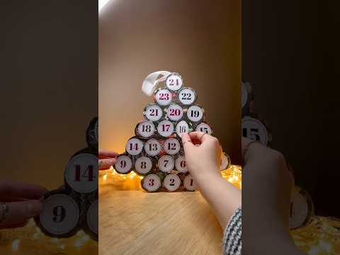 DIY Advent Calendar🌲💝 #diycrafts #diychristmasdecor #adventcalendar #christmasgifts