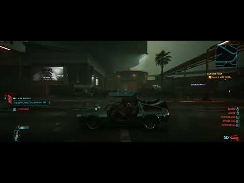 Cyberpunk Delorean mod y reshade