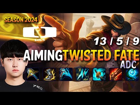 DK Aiming TWISTED FATE ADC vs EZREAL - Patch 14.2 KR Ranked | lolrec