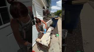 My dream desk for $5?? #furnitureflip #diyprojects #thriftflip #furniturerestoration #diy #upcycle