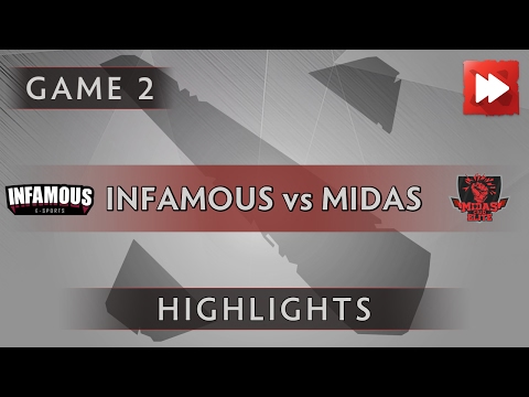 Infamous ¯\_(ツ)_/¯ vs Midas Club Elite [Game 2] Kiev Major - Dota Highlights
