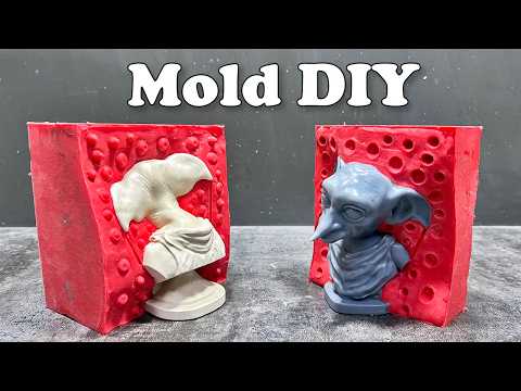 How to Make a 2 Piece Silicone Mold DIY