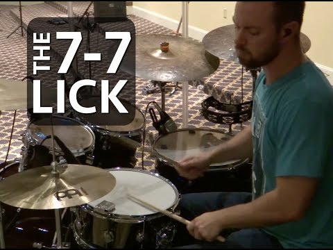 32nd NOTE DRUM FILL // The 7-7 lick