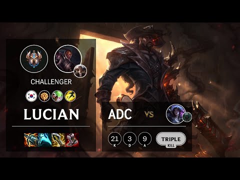 Lucian ADC vs Kai'Sa - KR Challenger Patch 11.3