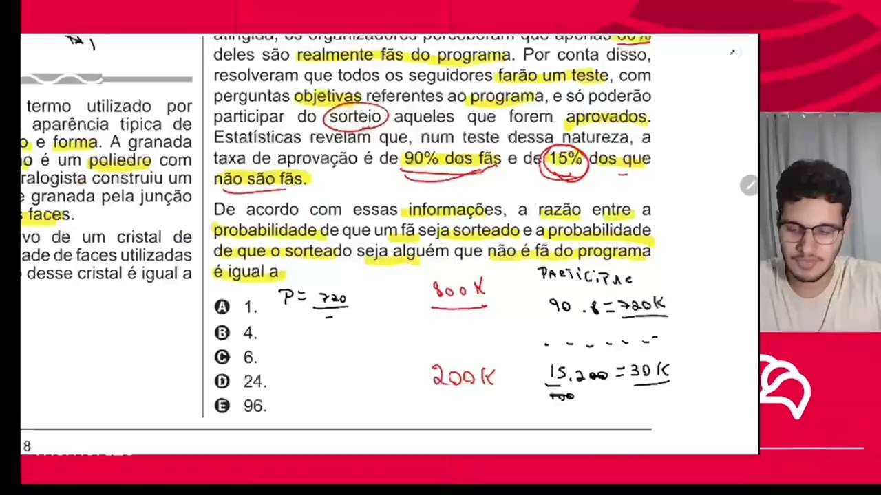 Resolução em Vídeo — Questão 155 ENEM 2017 PPL