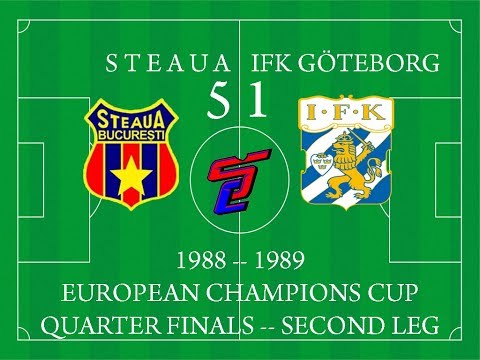 Steaua 5-1 IFK Goteborg (1988/1989 ECC)