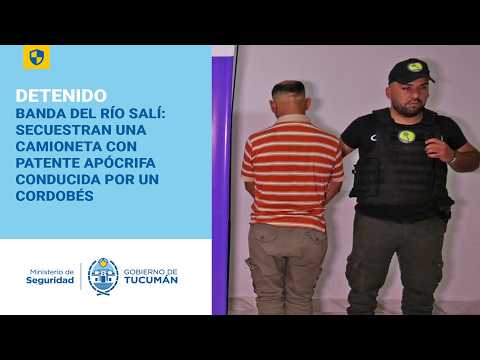 Banda del Río Salí: secuestran una camioneta con patente apócrifa conducida por un cordobés