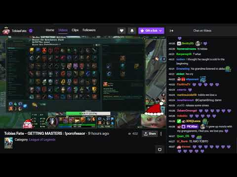 Tobias Fate gets emotional on stream while chat being wholesome and supportive - TWITCH VOD
