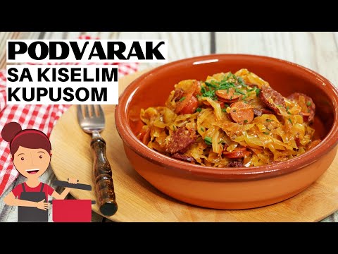 KISELI KUPUS NA NAJUKUSNIJI NAČIN! PODVARAK SA KOBASICAMA I SUHIM MESOM - BRZO I ZDRAVO ZIMSKO JELO