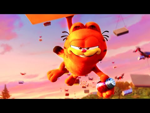 The 3 BEST Scenes from The Garfield Movie 🌀 4K