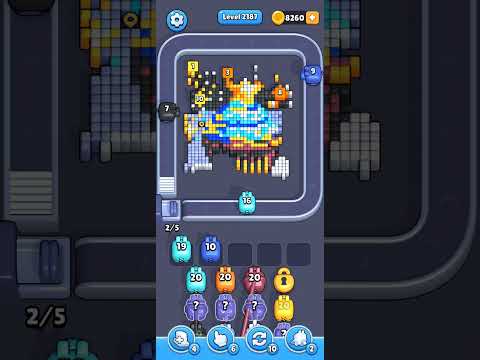 Pixel Flow Level 2187 Walkthrough