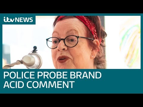 Police to investigate comedian Jo Brand's battery acid comments | ITV News