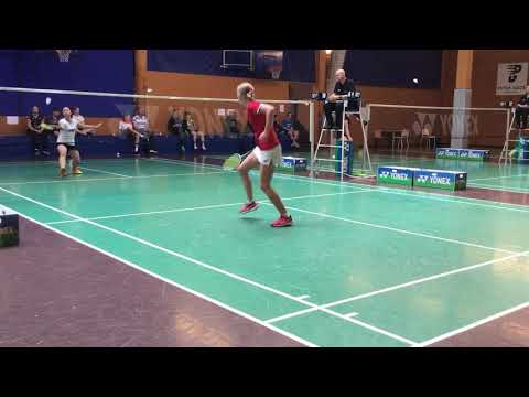 Badminton girls singles: Pamela Reyes (England) vs. Sofie Fibiger (Denmark) - part 4/4