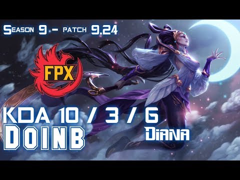 FPX Doinb DIANA vs RYZE Mid - Patch 9.24 KR Ranked