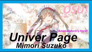 Osu! Univer Page Mimori Suzuko (Amanoodorn&#39;s Hard)