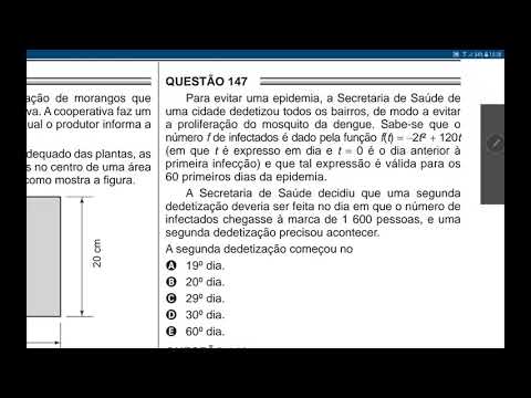 Questão 147 de matemática do Enem 2016