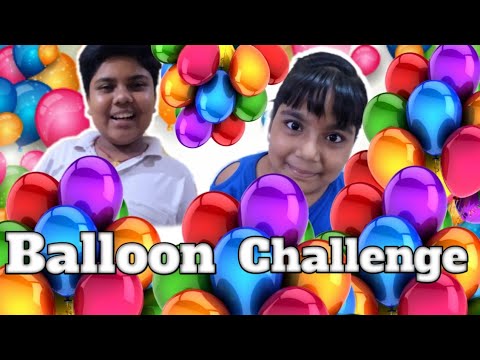 Balloon challenge l Om and Rishu show l #ballon #brosis