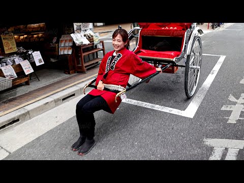 A Day in Life of Rickshaw Puller in Japan