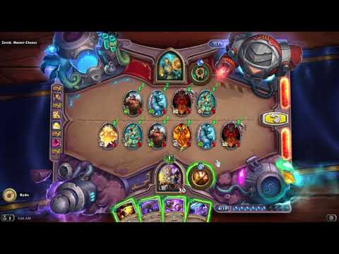 Hearthstone: Puzzle Lab Mirror Zerek, Master Cloner #4 Deathwing Dilemma Solution (HD 1080p 60fps)