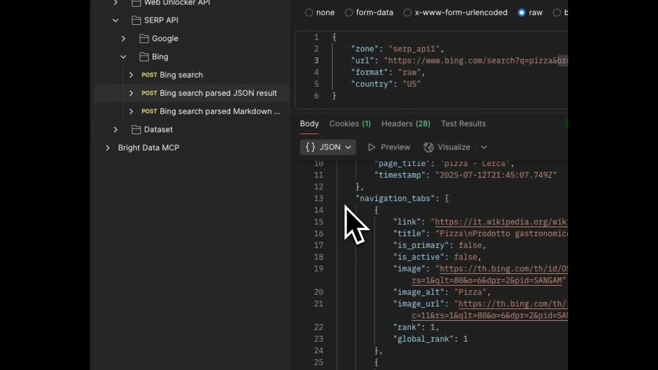 [Demo] Bing SERP API in action