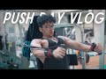 Aesthetic Push Day College Vlog // Bodybuilding Ep 6