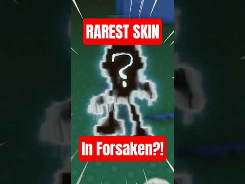 RAREST SKIN in Forsaken you'll NEVER GET! 😲 #forsaken #roblox #shorts