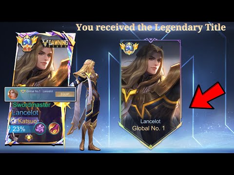 MOONTON THANK YOU FOR THIS LANCELOT GLOBAL BADGE!! 😭 | TOP GLOBAL LANCELOT SOLO RANK GAMEPLAY - MLBB