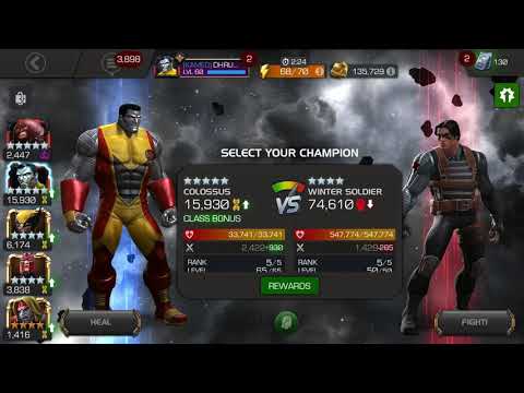 Colossus 5 star Rank 5 with full synergies