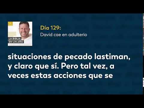 Día 129 - David cae en adulterio