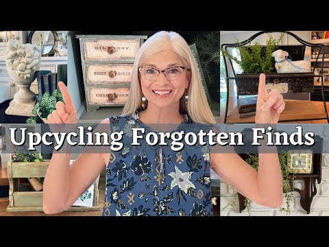 10 DIY UPYCLED HOME DECOR USING THRIFT STORE FINDS!