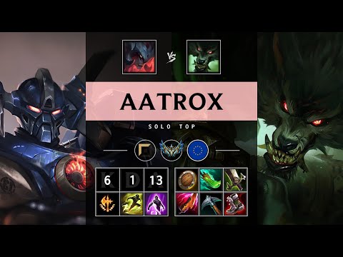 Aatrox Top vs Warwick - EUW Challenger Patch 25.10