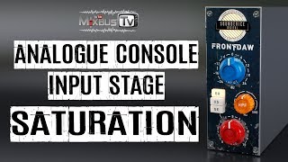 Video thumbnail for Front DAW Console Saturation Plugin - Analog Input Stage Emulation by MixbusTv