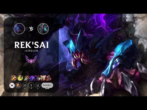 Rek'Sai Jungle vs Ekko - KR Master Patch 13.4