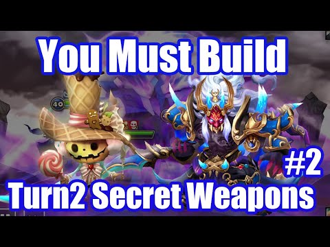 You Must Build, Turn2 Secret Weapons #2(Misty, Suiki)😉😉😉【Summoners War RTA】