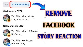 How To Remove Reactions On Facebook Story 2022// Remove Facebook Story Reaction