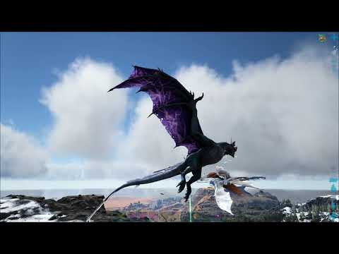 Lightning Wyvern vs Ice Wyvern overspawn ARK Ragnarok patch 300.3