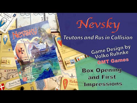 GMT Games - Nevsky - Teutons and Rus - First Look