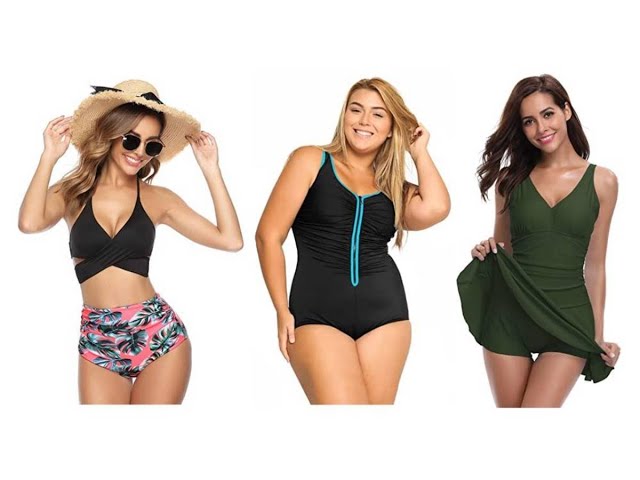 Vídeo relacionado con Wantonfy Traje de Baño Entero Mujer Bañadores de Una Pieza Mujer Push up Traje de Baño Modelador Fruncido para Playa Monokinis