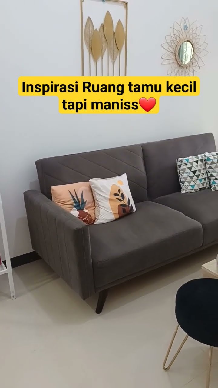 Ciptakan ruang tamu minimalis yang nyaman dan stylish, bikin betah! ✨🏡
