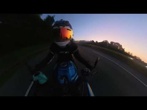 New Visor Testing on Arai Corsair X Shogun: Gold C-Through, non-reflective.