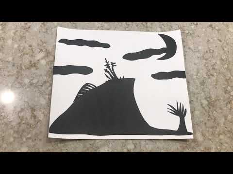 Kara Walker Style Landscape Silhouettes