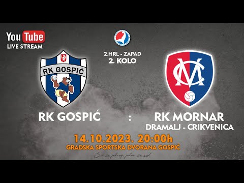 23-24 RK Gospić - RK Mornar - 2. kolo (14.10.2023.)