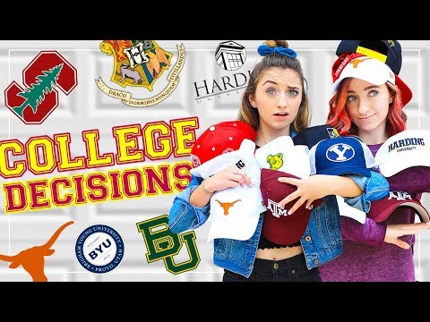 COLLEGE DECISION 2018!同じ学校に行くのか！？ (COLLEGE DECISION 2018! Are We Going to the SAME School?!?)