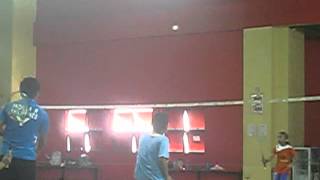 fiona mariel and coach richard @ Sure Shot Abad Santos