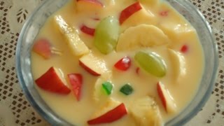 Recipe - Fruit Salad (Hindi) | फ्रुट सलाड  (हिंदी)