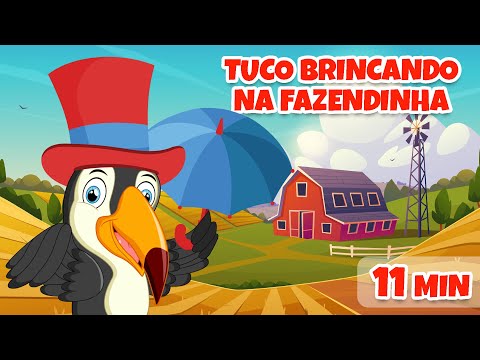 Tuco Brincando na Fazendinha - Giramille 11 min | Desenho Animado Musical