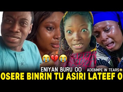 😭💔😭Adebimpe in Tears As This Popular Female Actress Reveals Her Husband LATEEF ADEDIMEJI's Secret