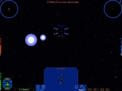 Playthrough of X-Wing vs Tie Fighter Rebel Mission 3 Part 1 - Escort Convoy