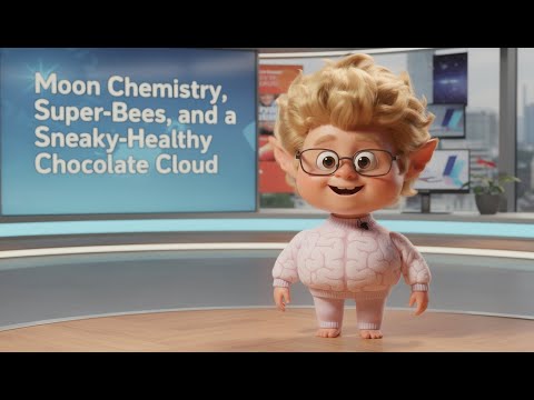 Moon Chemistry, Super-Bees, and a Sneaky-Healthy Chocolate Cloud