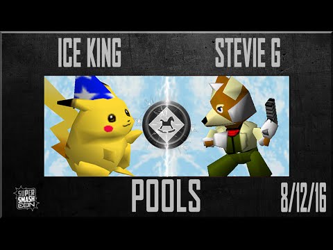 SSC 2016 Pools - Ice King (Pikachu) Vs. Stevie G (Fox) Super Smash Bros - SSB64